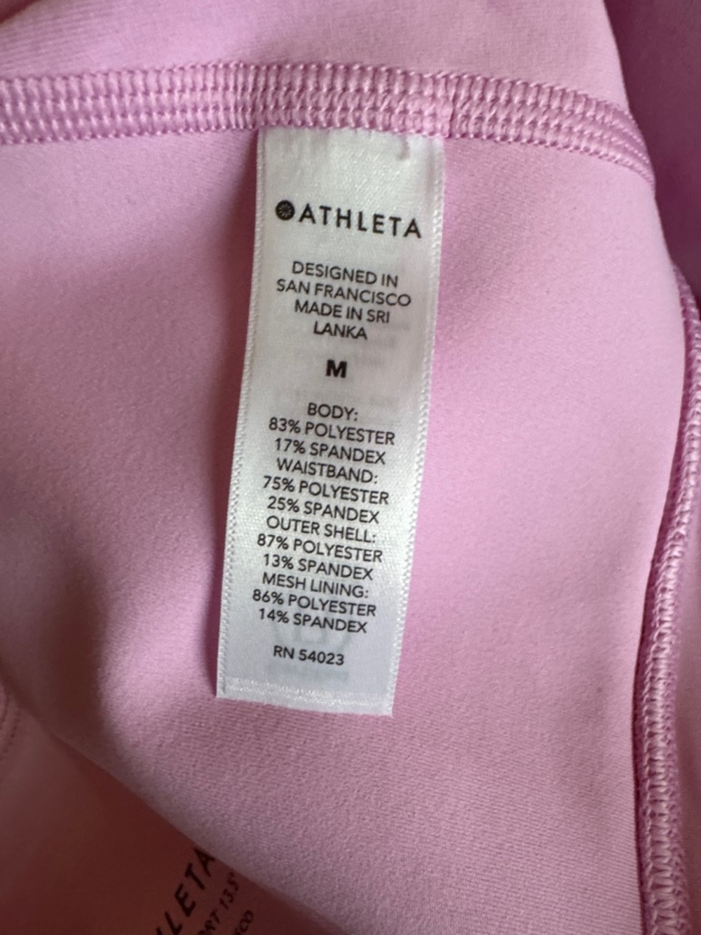 Athleta A-Game Two-toned Pink Pleated Mini Skirt Skort size M 13.5” - Picture 6 of 8